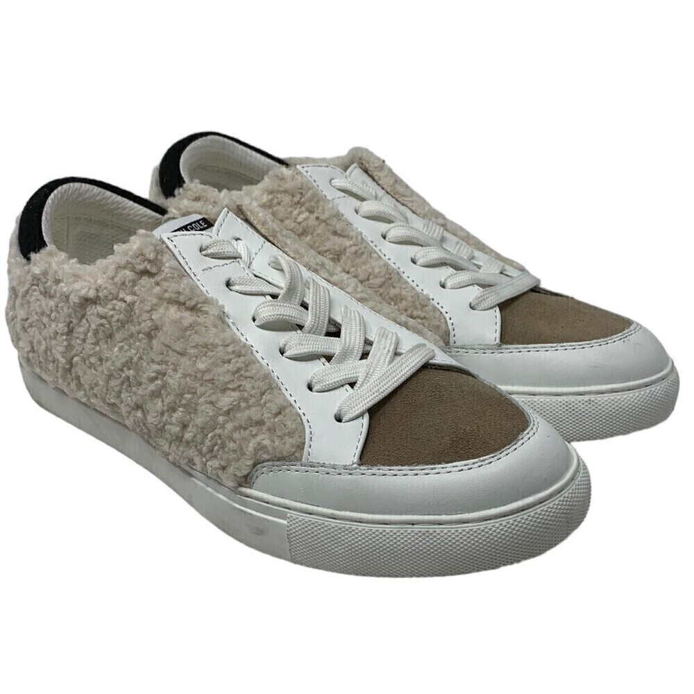 Kenneth Cole Shoes Women’s 6 Guard Cozy EO Natural/Taupe Sneakers NEW